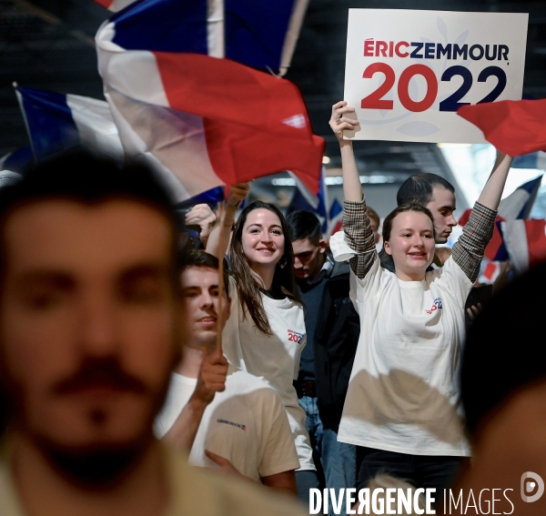 Premier meeting de campagne d éric Zemmour