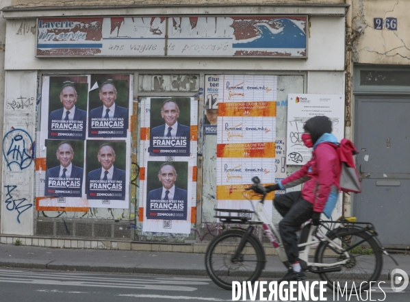 Affiche de campagne et slogan pour la campagne presidentielle d eric zemmour