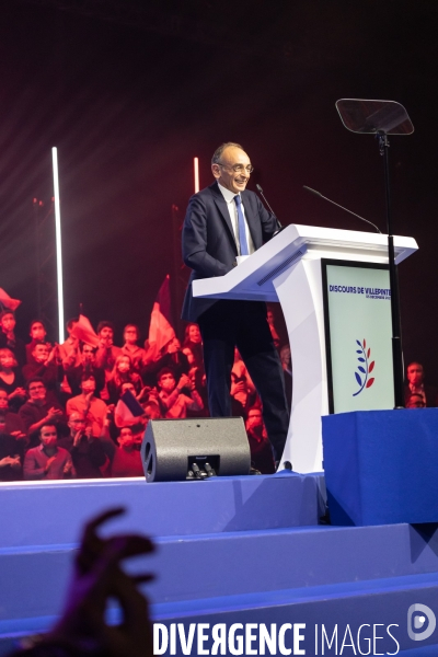 Meeting d Eric Zemmour à Villepinte