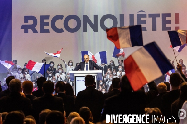 Meeting d Eric Zemmour à Villepinte