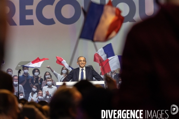 Meeting d Eric Zemmour à Villepinte