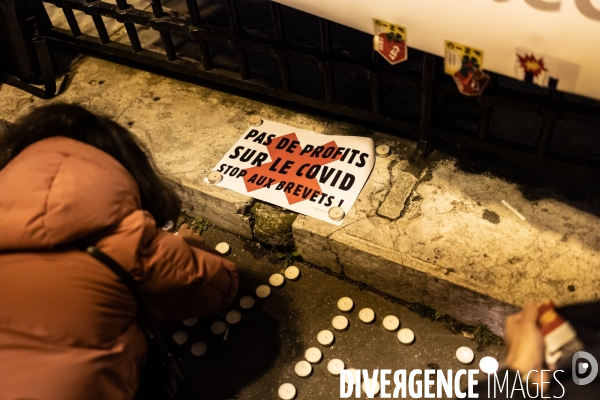 Manifestation pour la levée des brevets vaccins Covid