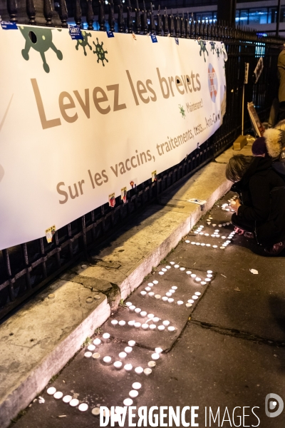 Manifestation pour la levée des brevets vaccins Covid