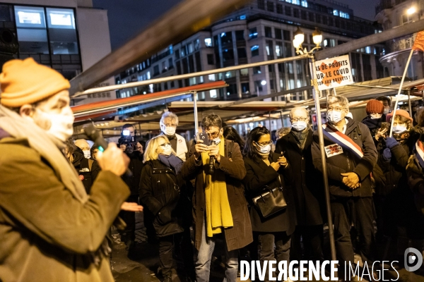 Manifestation pour la levée des brevets vaccins Covid