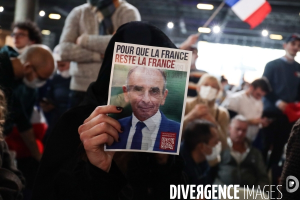 Eric zemmour - meeting de villepinte