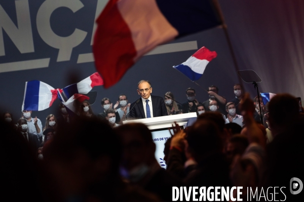 Eric zemmour - meeting de villepinte