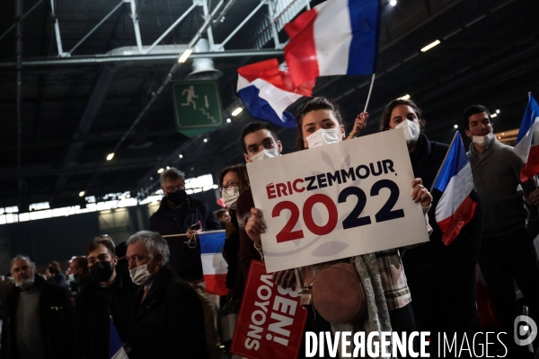 Eric zemmour - meeting de villepinte