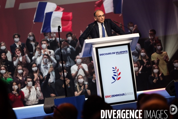 Eric zemmour - meeting de villepinte