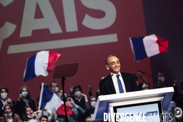 Eric zemmour - meeting de villepinte