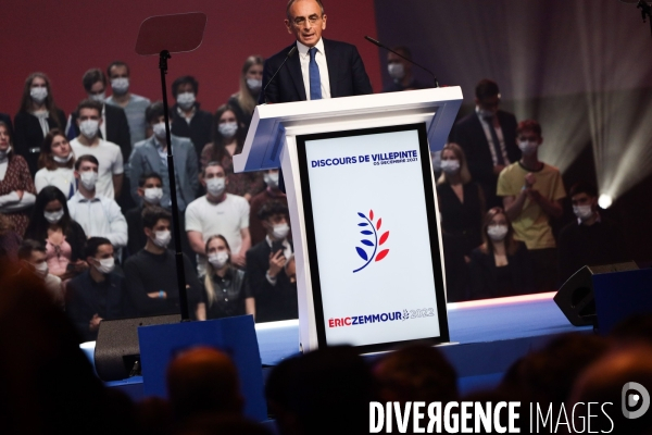 Eric zemmour - meeting de villepinte