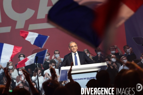 Eric zemmour - meeting de villepinte
