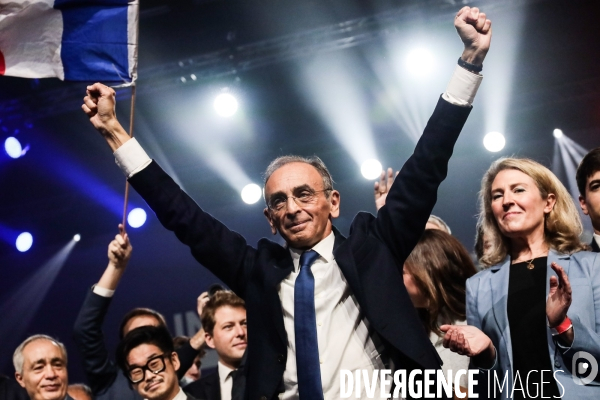 Eric zemmour - meeting de villepinte