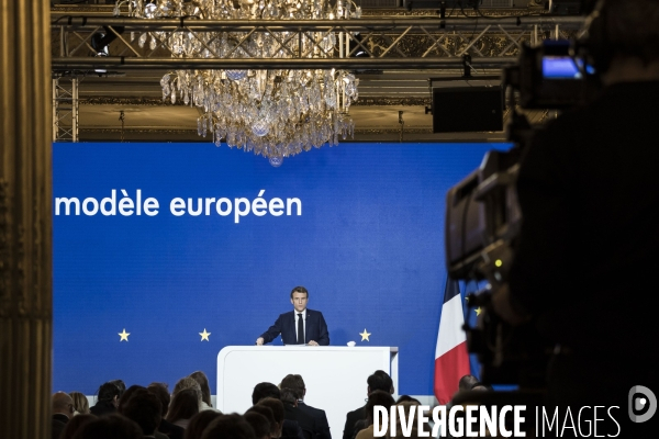 Conférence de presse d Emmanuel Macron