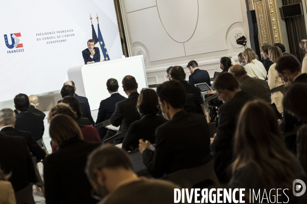 Conférence de presse d Emmanuel Macron