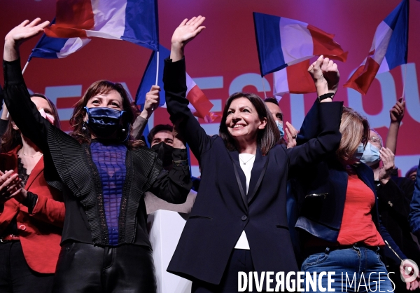 Presidentielle 2022 / Meeting d Anne Hidalgo à Perpignan