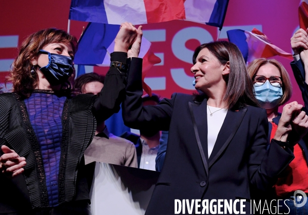 Presidentielle 2022 / Meeting d Anne Hidalgo à Perpignan