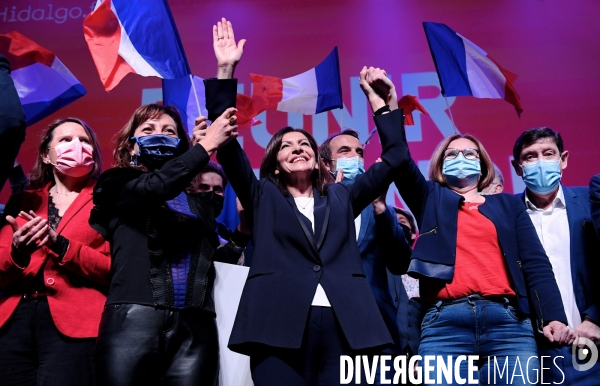 Presidentielle 2022 / Meeting d Anne Hidalgo à Perpignan