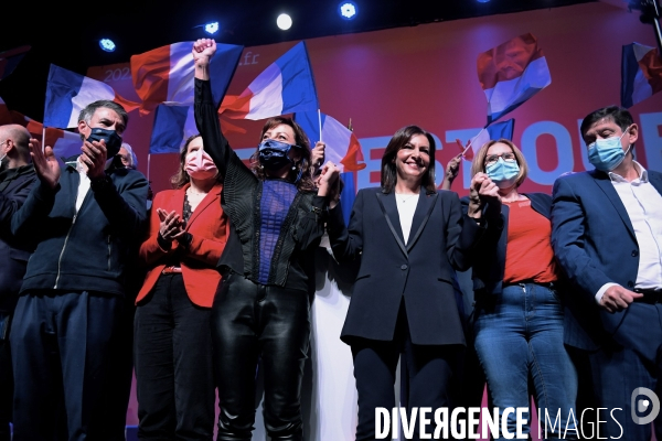 Presidentielle 2022 / Meeting d Anne Hidalgo à Perpignan