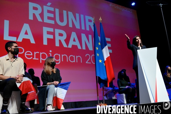 Presidentielle 2022 / Meeting d Anne Hidalgo à Perpignan