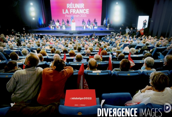 Presidentielle 2022 / Meeting d Anne Hidalgo à Perpignan