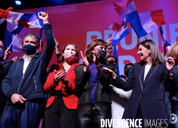 Presidentielle 2022 / Meeting d Anne Hidalgo à Perpignan