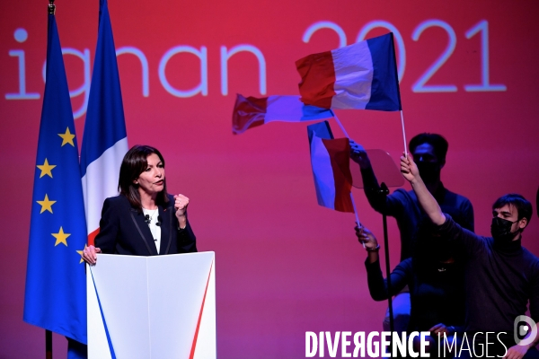 Presidentielle 2022 / Meeting d Anne Hidalgo à Perpignan