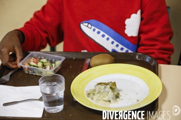 Cantine bio de l école primaire publique Ferdinand Buisson à Bègles (33).