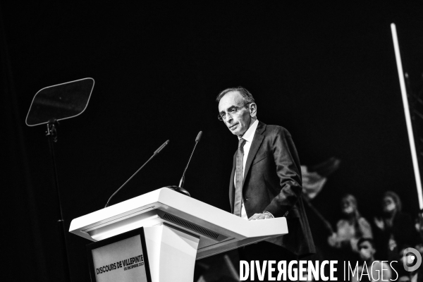 Eric Zemmour - Villepinte Political Rally