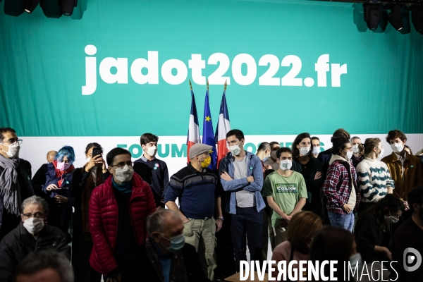 Présidentielle 2022 Yannick Jadot Forum des possibles