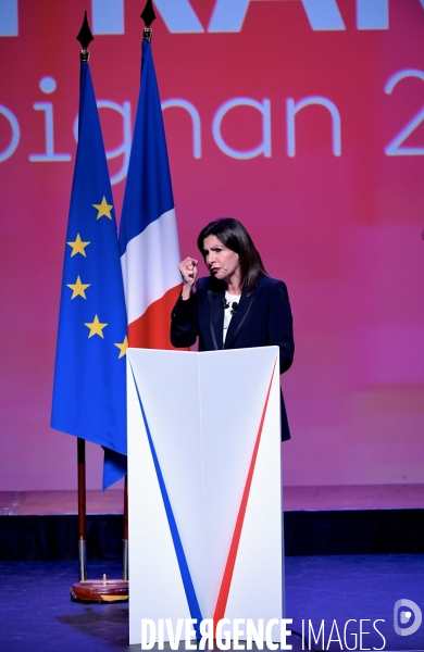 Presidentielle 2022 / Meeting d Anne Hidalgo à Perpignan