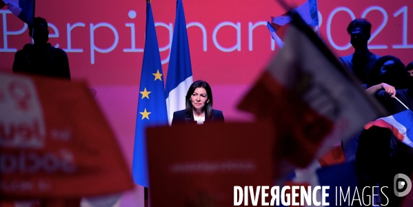 Presidentielle 2022 / Meeting d Anne Hidalgo à Perpignan