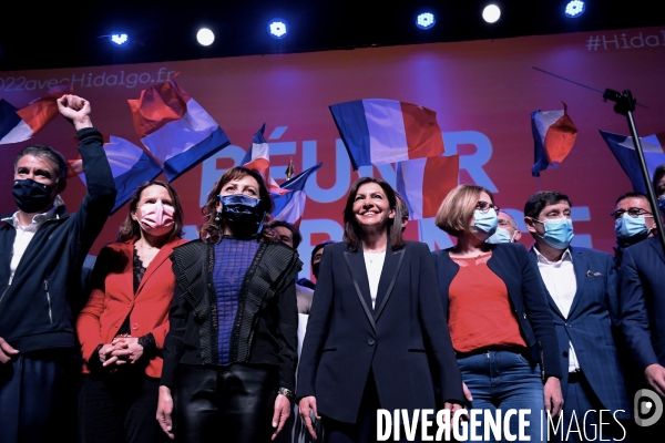 Presidentielle 2022 / Meeting d Anne Hidalgo à Perpignan