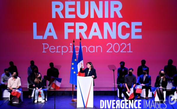 Presidentielle 2022 / Meeting d Anne Hidalgo à Perpignan