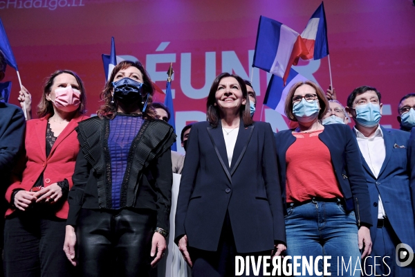 Presidentielle 2022 / Meeting d Anne Hidalgo à Perpignan