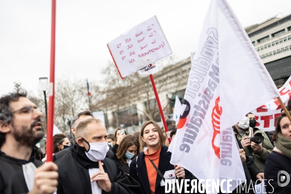 Manifestation du monde de la justice