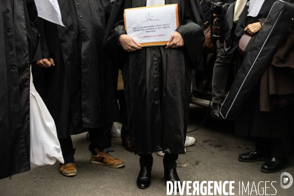 Manifestation du monde de la justice