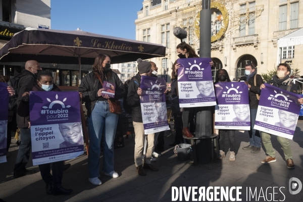 Christiane Taubira se rend à Saint-Denis