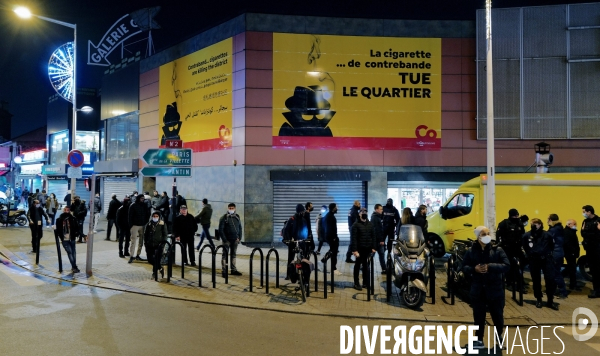 Des commerçants de la Courneuve manifestent contre les trafics illégaux