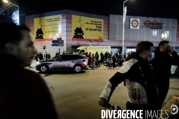 Des commerçants de la Courneuve manifestent contre les trafics illégaux