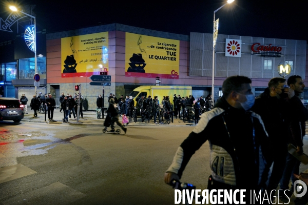 Des commerçants de la Courneuve manifestent contre les trafics illégaux