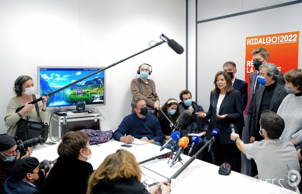 Presidentielle 2022 / Conférence de presse d Anne Hidalgo