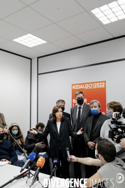 Presidentielle 2022 / Conférence de presse d Anne Hidalgo