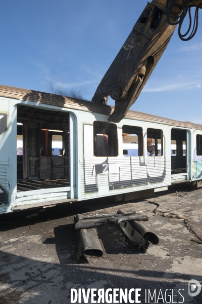 Démantèlement des trains