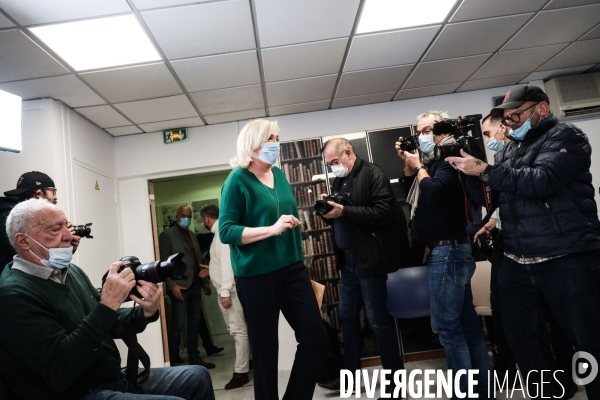 Rn - conf de presse de marine le pen du 2 decembre 2021