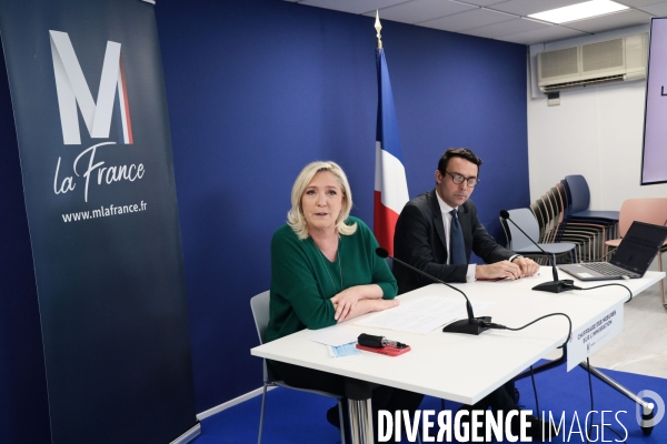 Rn - conf de presse de marine le pen du 2 decembre 2021