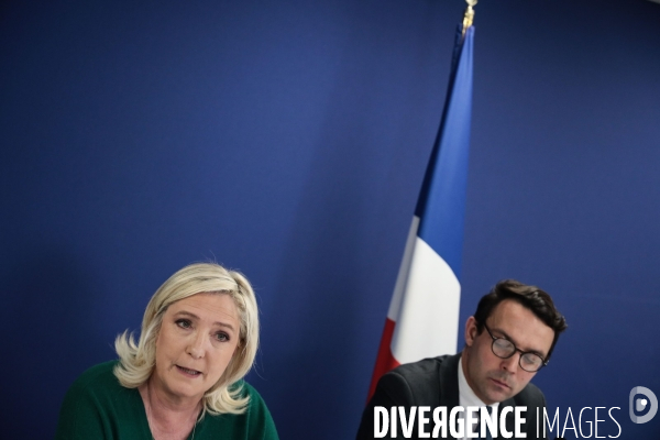 Rn - conf de presse de marine le pen du 2 decembre 2021