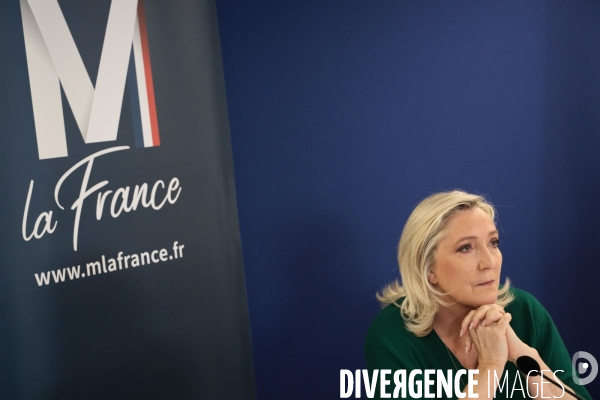 Rn - conf de presse de marine le pen du 2 decembre 2021