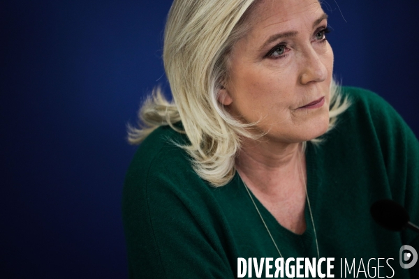 Rn - conf de presse de marine le pen du 2 decembre 2021