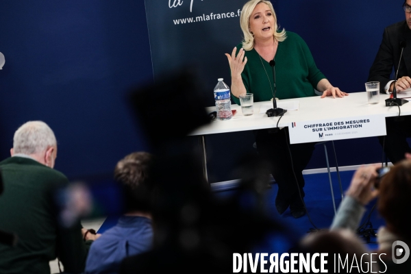 Rn - conf de presse de marine le pen du 2 decembre 2021