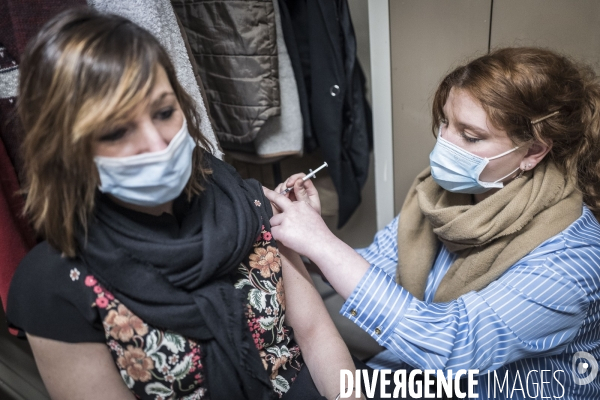 Les restaurants du coeur, vaccination contre la covid-19